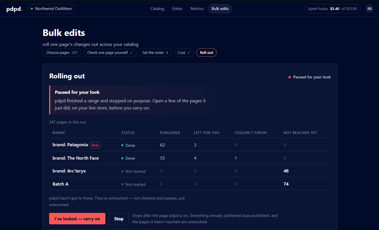 Screenshot of pdpd