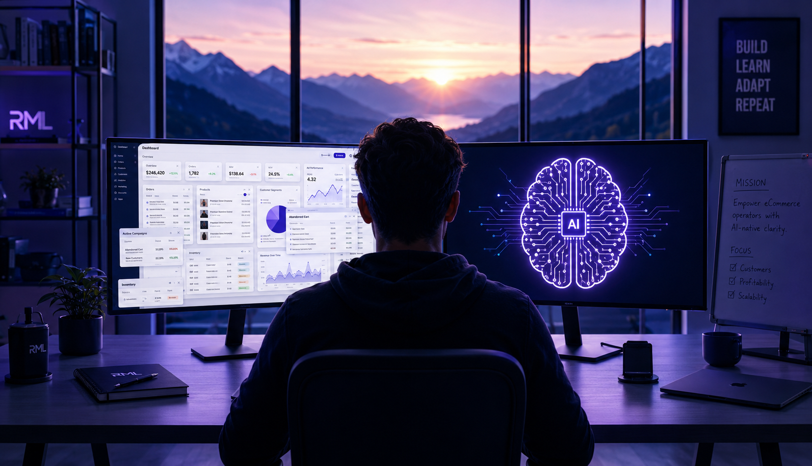 Illustration of Wolfpack AI coaching for professionals